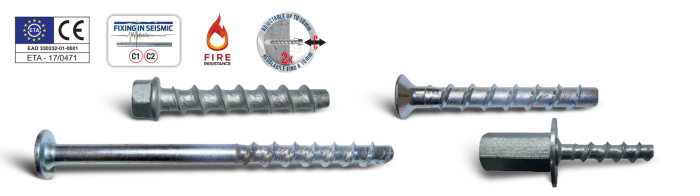 Viti da calcestruzzo Bossong CLS-CE Viti da calcestruzzo Bossong CLS-CE