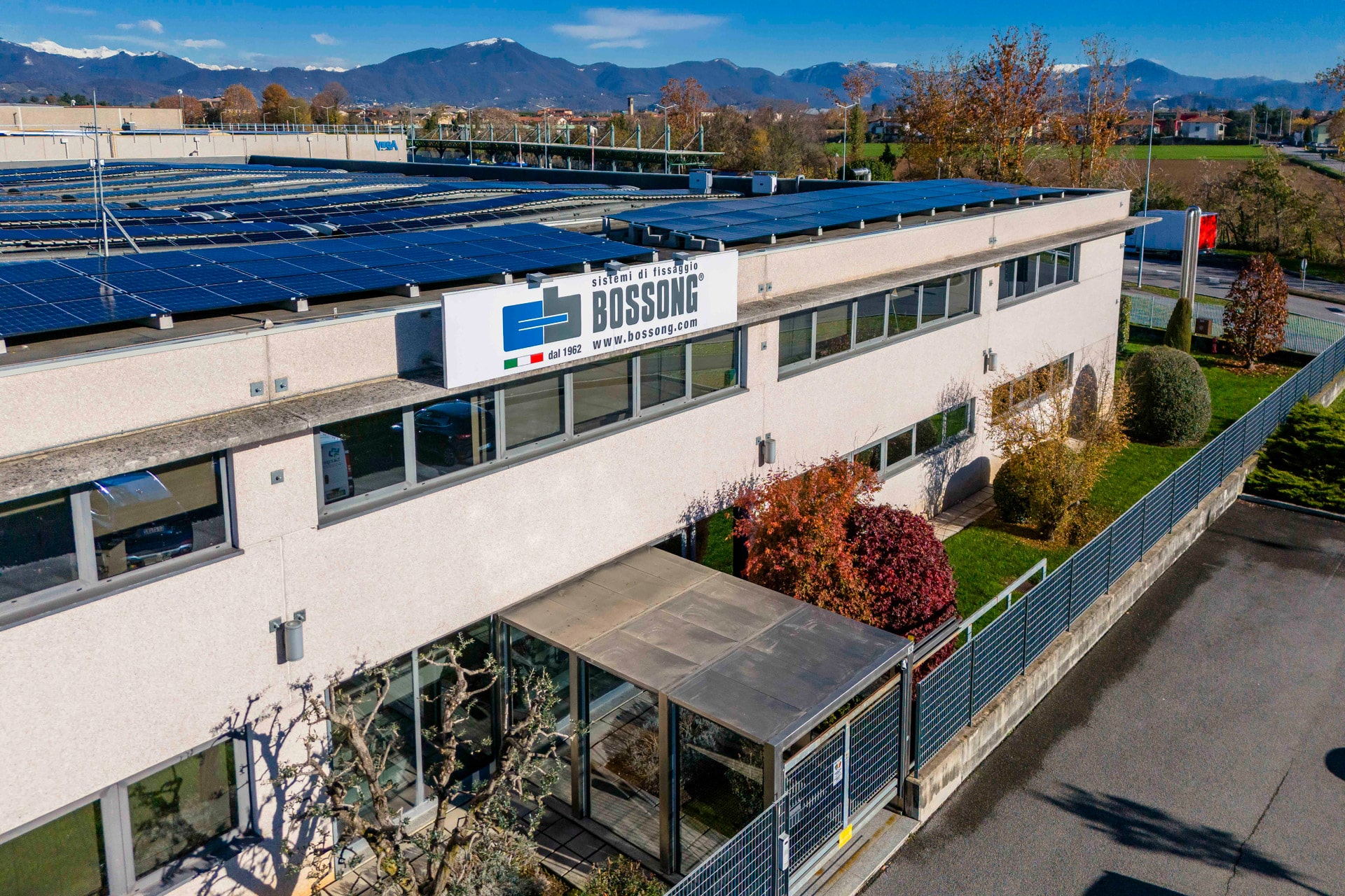 Foto drone azienda bossong